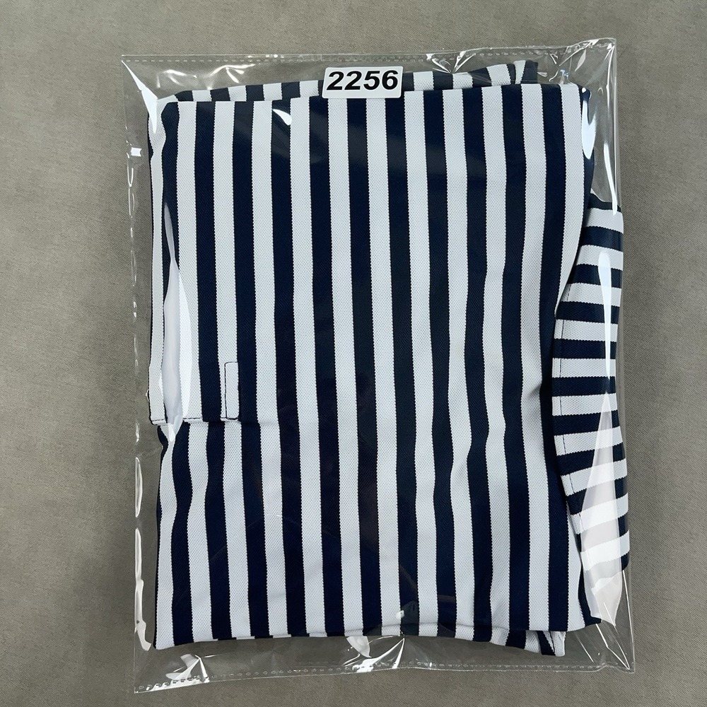 Peter Millar Summer Comfort Polo Mens 2XL Striped Blue Golf Performance Stretch - Picture 12 of 12